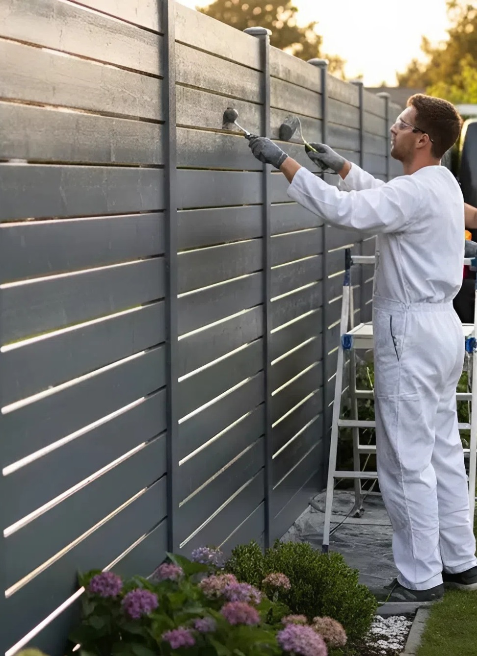 Fence painting