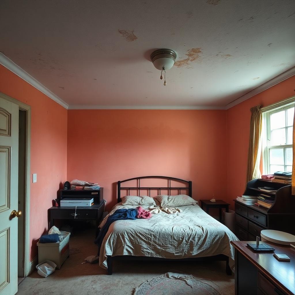 Bedroom accent wall — Lapa before