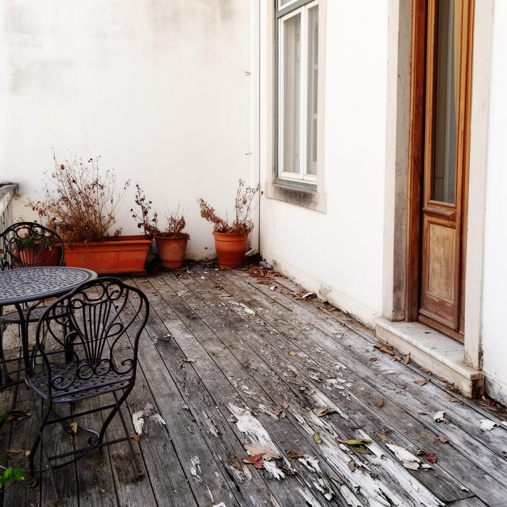 Floor & terrace restoration — Sintra before